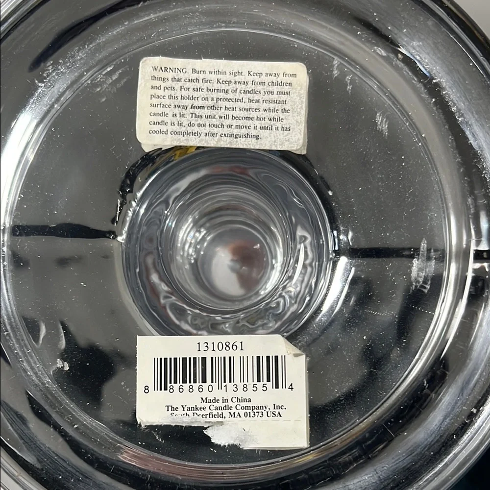Yankee Candle Silver Tone Candle Holders (Set of 2)